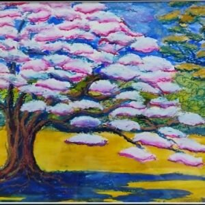 La douceur de l'arbre rose